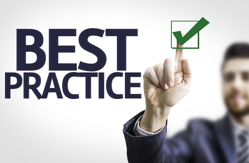 bigstock-Business-man-pointing-to-trans-75614239 Business man pointing to transparent board with text: Best Practice