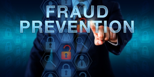 bigstock-Forensic-Examiner-Pushing-Frau-119479415 Forensic examiner is pushing FRAUD PREVENTION on a virtual screen.